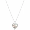 Brilliance Two Tone "Mom" Preciosa Crystal Heart Necklace -Brilliance Shop unnamed file 1003