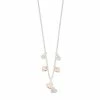 Brilliance Crystal Double Heart Charm Necklace