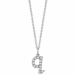 Brilliance Initial Pendant Necklace -Brilliance Shop unnamed file 1091