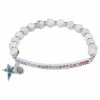 Brilliance Howlite Beaded Crystal Star Charm Stretch Bracelet -Brilliance Shop unnamed file 1100
