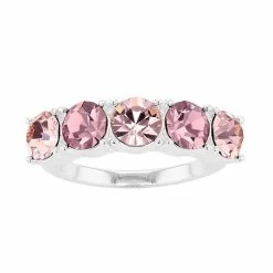 Brilliance Multicolor Crystal Ring Gold Tone Multi -Brilliance Shop unnamed file 1115