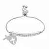 Brilliance Silver Plated "Siempre Con Fe" Crystal Cross Adjustable Bracelet -Brilliance Shop unnamed file 1130