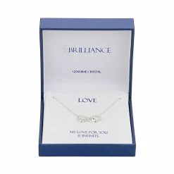 Brilliance Brass "Love" Infinity Pendant Necklace -Brilliance Shop unnamed file 1200
