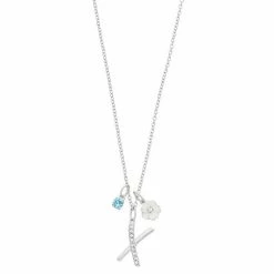 Brilliance Mother-of-Pearl Flower & Initial Pendant Necklace -Brilliance Shop unnamed file 1207