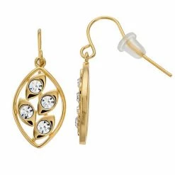 Brilliance Marquise Crystal Drop Earrings Silver Tone Blue -Brilliance Shop unnamed file 1268