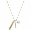 Brilliance Two Tone "Blessed" Charm Necklace -Brilliance Shop unnamed file 1281