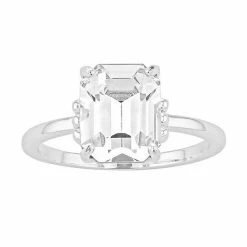 Brilliance Crystal Solitaire Ring Gold Tone Blue -Brilliance Shop unnamed file 133