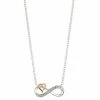 Brilliance Crystal Two-Tone Infinity Heart Necklace -Brilliance Shop unnamed file 150