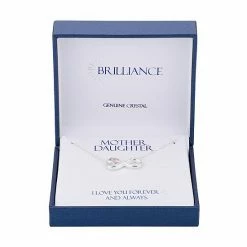 Brilliance Crystal Two-Tone Infinity Heart Necklace -Brilliance Shop unnamed file 152