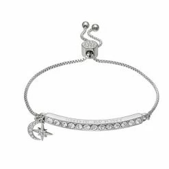 Brilliance Silver Plated "Shine Bright" Charm Bracelet Silver Tone -Brilliance Shop unnamed file 173