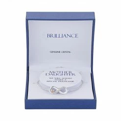 Brilliance Two-Tone Infinity Adjustable Bracelet With Crystal Accents -Brilliance Shop unnamed file 208
