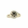Brilliance Gold Tone Black & White Crystal Halo Ring -Brilliance Shop unnamed file 222