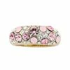 Brilliance Gold Tone Pink Crystal Cluster Ring -Brilliance Shop unnamed file 241