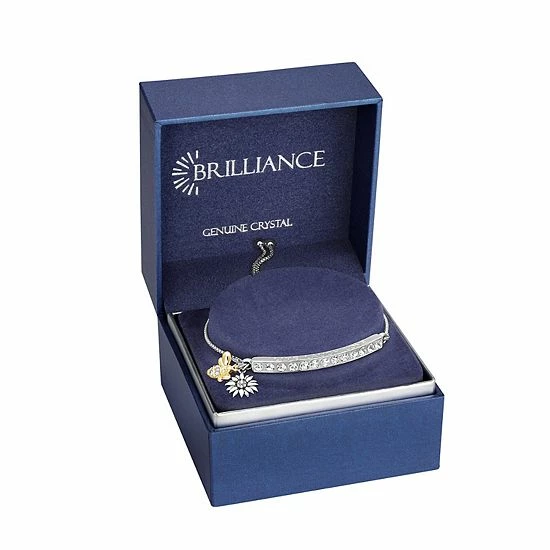 Brilliance Two Tone Crystal "LIVE LAUGH LOVE" Adjustable Bar Bracelet Brilliance Two Tone Crystal "LIVE LAUGH LOVE" Adjustable Bar Bracelet -Brilliance Shop unnamed file 245