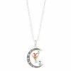 Brilliance Crystal Two-Tone Moon & Hearts Necklace -Brilliance Shop unnamed file 298