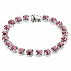 Brilliance Crystal Tennis Bracelet Gold Tone Multi -Brilliance Shop unnamed file 306