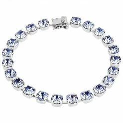 Brilliance Crystal Tennis Bracelet Gold Tone Multi -Brilliance Shop unnamed file 308