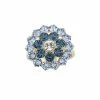 Brilliance Gold Tone Blue Crystal Flower Ring -Brilliance Shop unnamed file 345