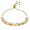 Brilliance Crystal Row Adjustable Bracelet Gold Tone Yellow -Brilliance Shop unnamed file 365