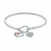 Brilliance Crystal "Friends Forever" Two Tone Bangle Bracelet -Brilliance Shop unnamed file 416