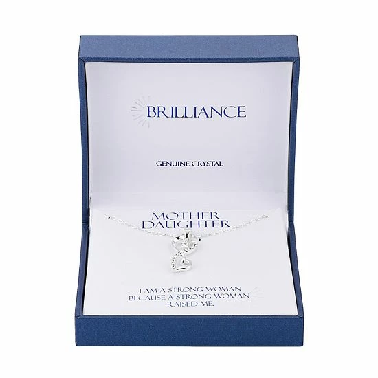 Brilliance Crystal Infinity Heart Pendant Necklace 5 Brilliance Crystal Infinity Heart Pendant Necklace - Image 3