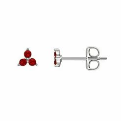 Brilliance Silver Tone Triple Crystal Birthstone Stud Earrings Silver Tone December -Brilliance Shop unnamed file 479