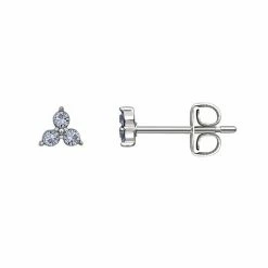 Brilliance Silver Tone Triple Crystal Birthstone Stud Earrings Silver Tone December -Brilliance Shop unnamed file 482