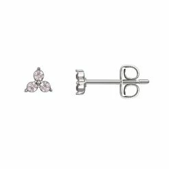 Brilliance Silver Tone Triple Crystal Birthstone Stud Earrings Silver Tone December -Brilliance Shop unnamed file 488