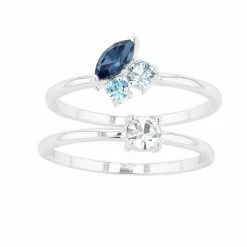 Brilliance Multicolored Crystal Stackable Ring Duo Gold Tone Multi -Brilliance Shop unnamed file 562