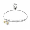 Brilliance Two Tone Crystal "Quinceanera" Adjustable Bar Bracelet -Brilliance Shop unnamed file 587