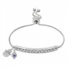 Brilliance Silver Plated "Protected" Charm Bracelet Silver Tone Clear 2 Brilliance Silver Plated "Protected" Charm Bracelet Silver Tone Clear -Brilliance Shop unnamed file 598