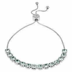 Brilliance Crystal Row Adjustable Bracelet Smoked Sapphire -Brilliance Shop unnamed file 61