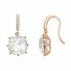 Brilliance Rose Gold Tone Crystal Drop Earrings -Brilliance Shop unnamed file 645