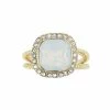 Brilliance Gold Tone Simulated White Opal Crystal Halo Ring -Brilliance Shop unnamed file 684