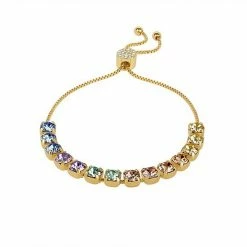 Brilliance Crystal Row Adjustable Bracelet Smoked Sapphire -Brilliance Shop unnamed file 69