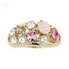 Brilliance Pink & White Crystal Cluster Ring -Brilliance Shop unnamed file 697