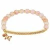 Brilliance Pink Beaded Crystal Butterfly Charm Stretch Bracelet -Brilliance Shop unnamed file 712