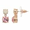 Brilliance Rose Gold Tone Two Stone Crystal Drop Earrings -Brilliance Shop unnamed file 775