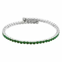 Brilliance Crystal Wrap Bracelet Light Green