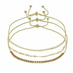 Brilliance Crystal Bracelet Trio Set Silver Tone Pink 18 Brilliance Crystal Bracelet Trio Set Silver Tone Pink -Brilliance Shop unnamed file 876