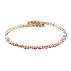 Brilliance Silver Tone Crystal Bracelet Blue -Brilliance Shop unnamed file 891