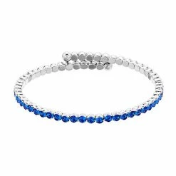 Brilliance Silver Tone Crystal Bracelet Blue -Brilliance Shop unnamed file 892