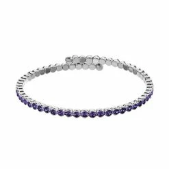 Brilliance Silver Tone Crystal Bracelet Blue -Brilliance Shop unnamed file 894