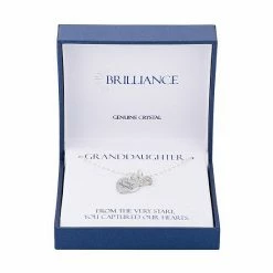 Brilliance Crystal "Granddaughter" Double Heart Necklace -Brilliance Shop unnamed file 90