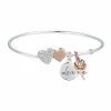 Brilliance Two-Tone "Love" Crystal Charm Bracelet -Brilliance Shop unnamed file 924