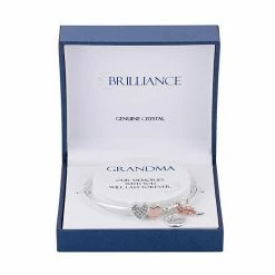 Brilliance Two-Tone "Love" Crystal Charm Bracelet -Brilliance Shop unnamed file 926