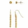 Brilliance Crystal Drop & Stud Earring Set Clear