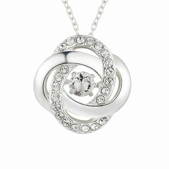 Brilliance Crystal Love Knot Necklace 4 Brilliance Crystal Love Knot Necklace - Image 2