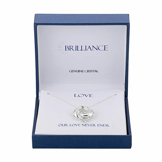 Brilliance Crystal Love Knot Necklace 5 Brilliance Crystal Love Knot Necklace - Image 3