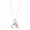 Brilliance Crystal Heart & Cross Pendant Necklace -Brilliance Shop unnamed file 962